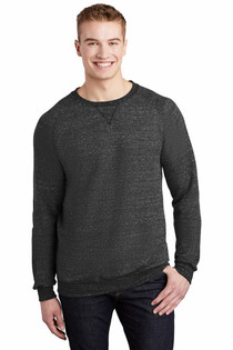 Snow Heather French Terry Raglan Crew