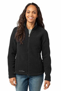 Eddie Bauer Ladies Full-Zip Heather Stretch Fleece Jacket, Product