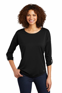 Ladies Gravitate Scoop 3/4 Sleeve