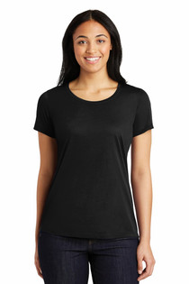 Ladies PosiCharge Competitor Cotton Touch Scoop Neck Tee