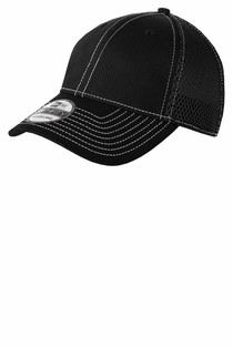 Stretch Mesh Contrast Stitch Cap