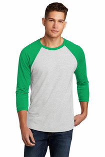 Apparel Unisex Tri Blend 3/4 Sleeve Raglan Tee