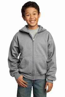 Youth Core Fleece Full Zip Hooded Sweatshirt