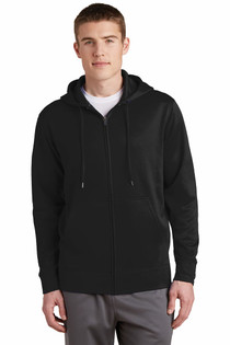 Sport Wick Fleece Full Zip Hooded Jacket