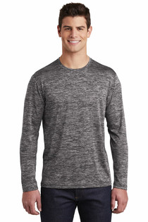 PosiCharge Long Sleeve Electric Heather Tee