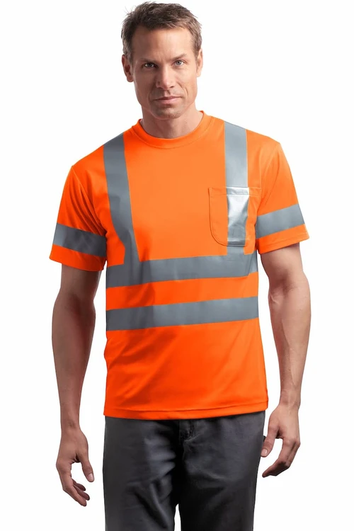 CornerStone CS408 ANSI 107 Class 3 reflective t-shirt
