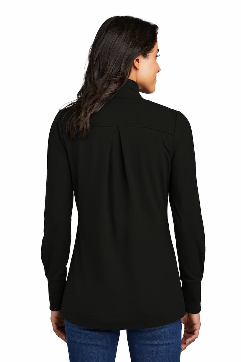 モランページ Ladies Fairway Stretch 1/4 Zip - LK829 Port Authority