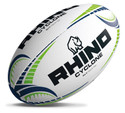 Rhino Cyclone Rugby Ball (3, White)