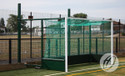 Fence Folding Hockey Goal Net - Green