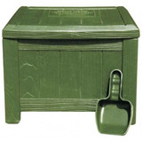 Plastic Divot Box - Green - Complete With Scoop