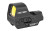 Holosun Technologies, Open Reflex, 2 MOA Dot or 2 MOA Dot with 65 MOA Circle, Solar with Internal Battery, Quick Release Mount, AR Riser, Protective Hood, Black Finish