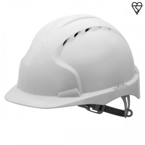 JSP Evo3 White Safety Helmet - KT Supplies