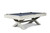Crissycross Pool Table in a whitewash finish with X-leg design.