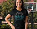 Memphis Basketball Game Day Rhinestone T-Shirt, High-Quality Shirt for Sports Lovers, Soft and Cozy Tailgating Shirt, Favorite Unisex Gift