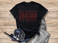 Chicago Rhinestone T-Shirt, Hockey Game Day Shirt for Men or Women, Cheer Mom Soft-Style Sportswear, Sweatshirt Jersey For Sports Lovers Chicago Rhinestone T-Shirt, Hockey Game Day Shirt for Men or Women, Cheer Mom Soft-Style Sportswear, Sweatshirt Jersey For Sports Lovers