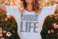 Choose Life Rhinestone T-Shirt, Human Rights Sweatshirt, Feminist Tee-Shirt, Stop Abortion Shirt,  Suicide Prevention, Pro-life Shirt Choose Life Rhinestone T-Shirt, Human Rights Sweatshirt, Feminist Tee-Shirt, Stop Abortion Shirt,  Suicide Prevention, Pro-life Shirt