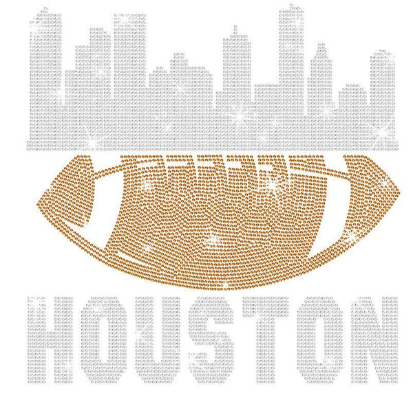 Houston Rhinestone T-Shirt, Chic Glittering Football  Shirt, Dazzling Game Day Tee, Trend Fashion Style Shirt, Team Fan Unique Design Shirt