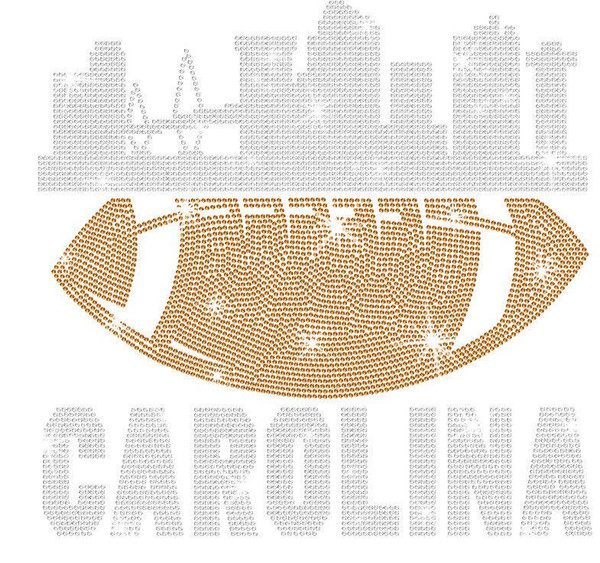 Carolina Rhinestone  T-Shirt, Trendy  Shiny Chic Sparkling Football Team Fan Shirt, Eye-Catching Fashion Game Day Shirt, Glitter Team Tee