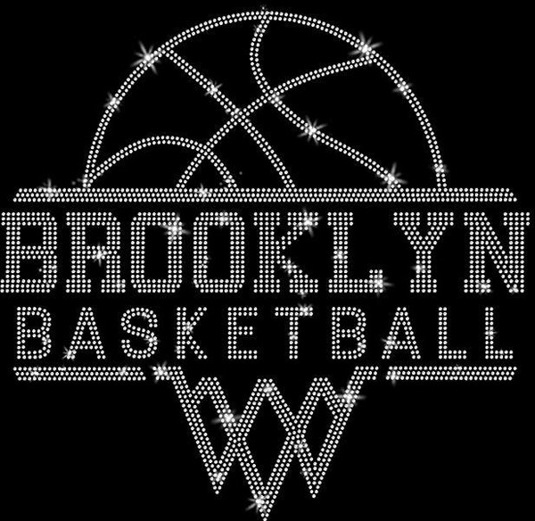 Brooklyn Basketball Sports Team Retro Rhinestone T-Shirt, Team Comfort Colors Shirt, Unisex Cotton Shirt, Trendy Fan Apparel, Best Gift Ever