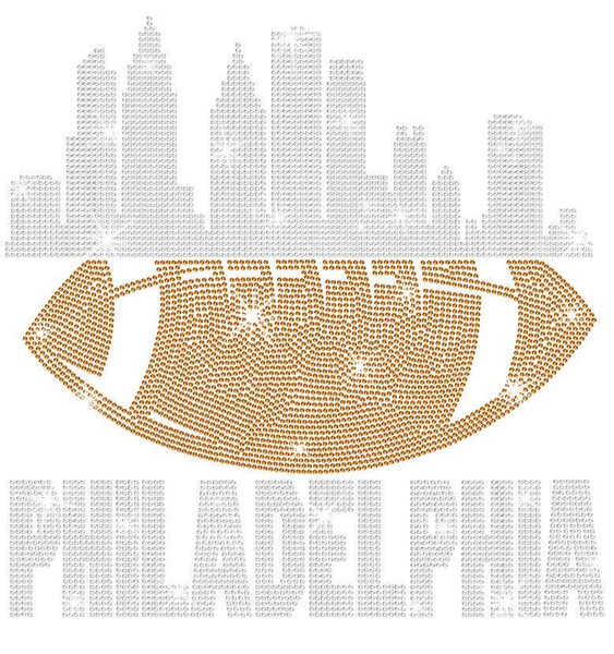 Philadelphia  Rhinestone T-Shirt, Shiny Glittering Football Tailgate Fan Tee, Trendy Game Day Party Tee, Unique  Gift Sunday Sports Shirt