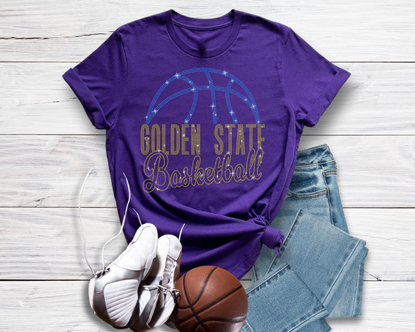 San Francisco  Basketball Game Day Rhinestone T-Shirt, Funny Sports Fan Gift for Her Mom, Cute Christmas  Gift for Sports Lovers