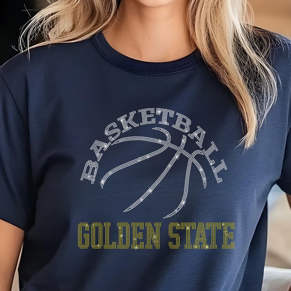 San Francisco Basketball Game Day Rhinestone Shirt, Mascot Shirt, Sports Matching Shirt, Best Father's Day Shirt Gift, Basketball Love Gift