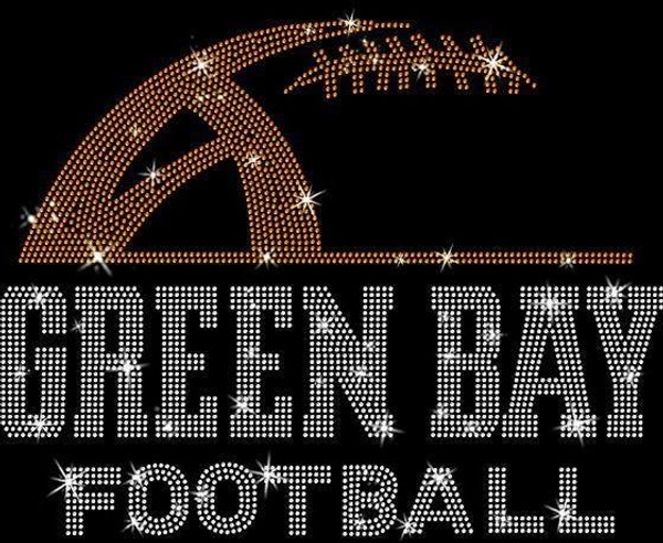 Green Bay Rhinestone Sunday Football T-Shirt, Football Fan Game Day Shirt, Football Sweater Hoodie  Shirt, Gift for her, For Him