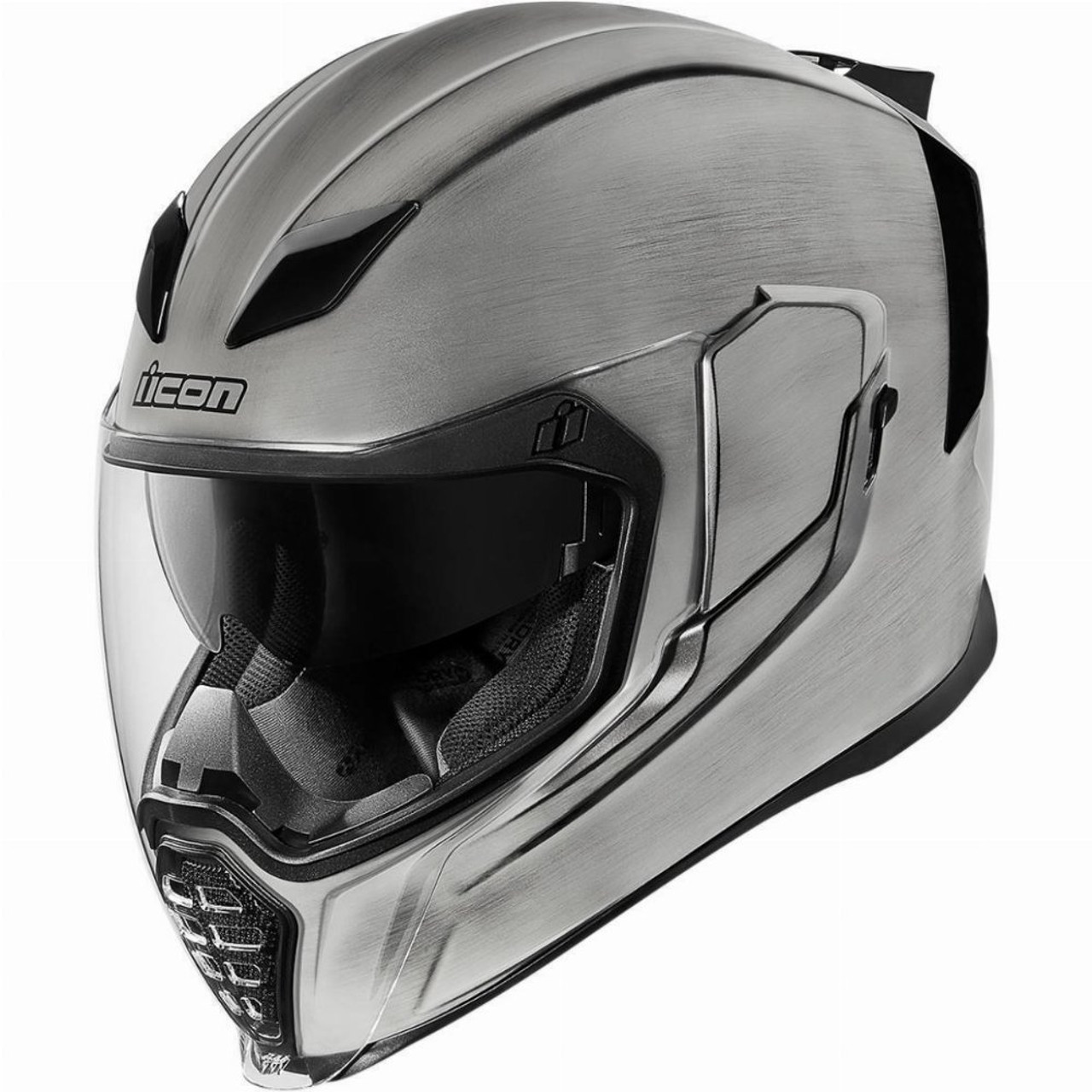 Icon Airflite Quicksilver Full Face Helmet (Silver) - Revco.ca