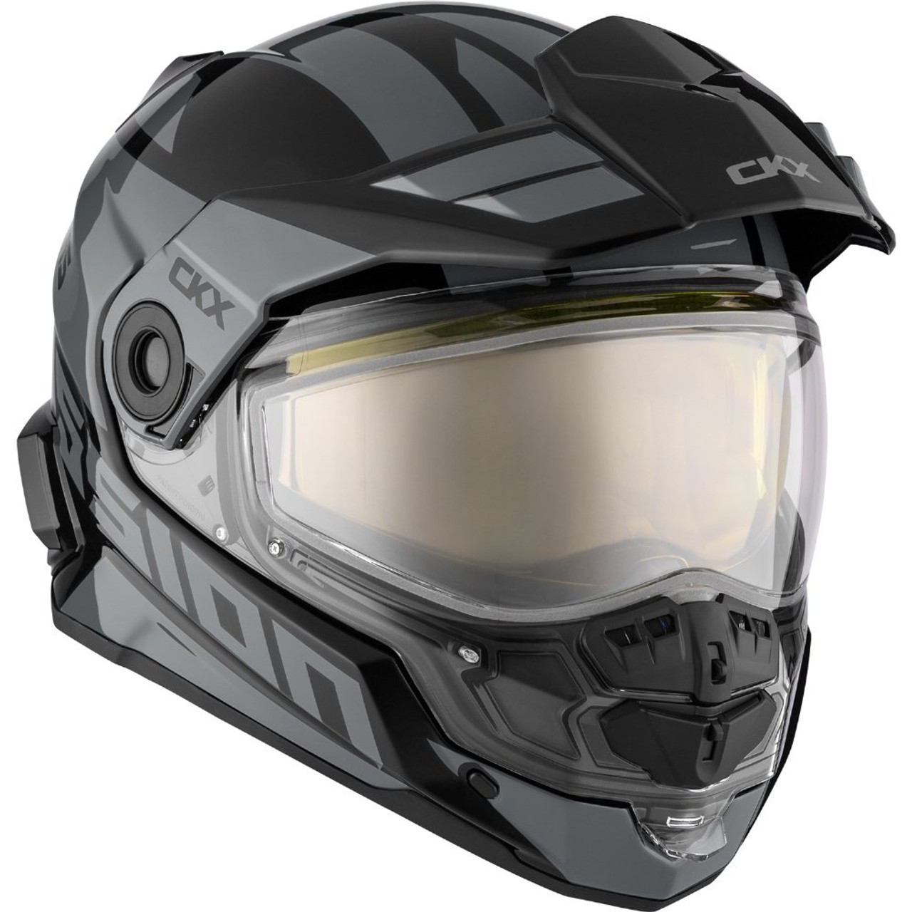 ckx mission ams carbon snow helmet with electric shield