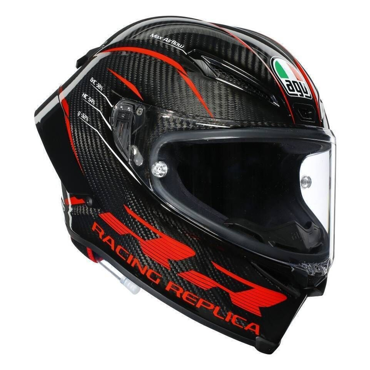 AGV Pista GP RR Performance Full Face Helmet (Carbon/Red) - Revco.ca