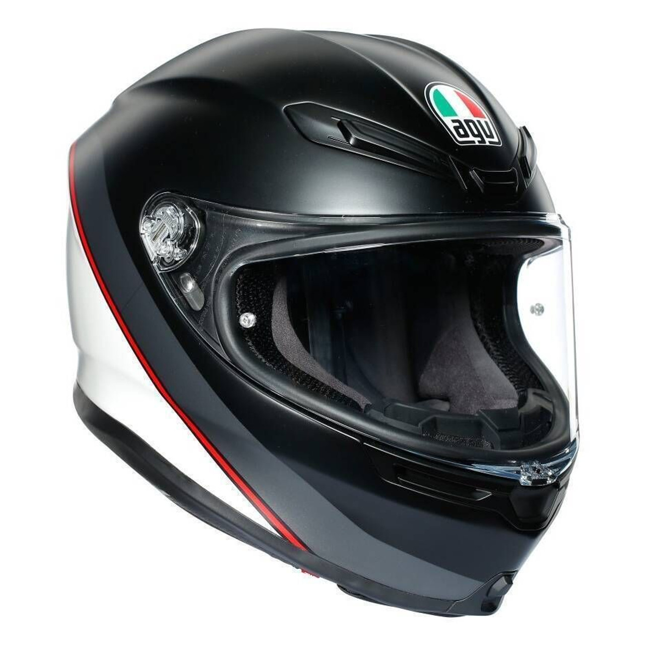 agv k6 ナルドグレー ＭＬサイズ CARDO FREECOM4＋付き-