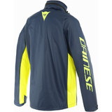 Dainese Storm 2 Unisex Rain Jacket (Black Iris/Fluo Yellow)