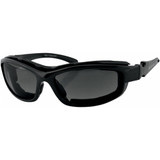 Bobster Road Hog II Convertible Sunglasses/Goggles (Gloss Black)