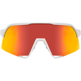 100 Percent S3 Sunglasses (White/Red Mirror)