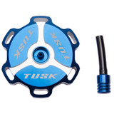 Tusk Dirt Bike Bouchon d'essence en aluminium brossé