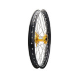 Tusk Impact Dirt Bike Wheel for Suzuki (Black/Silver/Yellow)