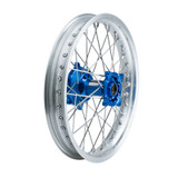 Tusk Impact Dirt Bike Wheel for Yamaha (Silver/Silver/Blue)