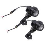 Toxic Auxiliary Motorcycle LED Lights with Supports