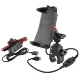 RAM Mounts Quick-Grip Wireless Charging Phone Holder w/ Mount