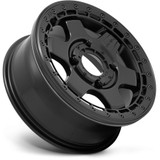 Fuel D922 Block Beadlock Wheel (Matte Black w/Matte Black Ring)