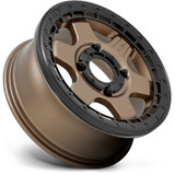 Fuel D924 Block Beadlock Wheel (Matte Bronze w/Matte Black Ring)