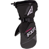 FXR Womens Combat Leather Mittens (Black)