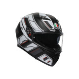 AGV K3 Rivia Full Face Helmet (Matte Black/White)