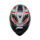 AGV K3 Space Full Face Helmet (Matte White/Fluo Red)