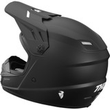 Thor Youth Sector Solid Motocross Helmet (Black)