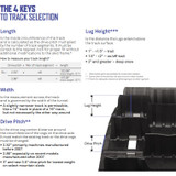 Camso Ice & Grass Drag Snowmobile Track