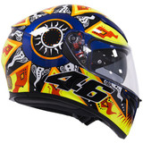 AGV K3 SV Rossi 2002 Casque intégral (jaune/bleu)