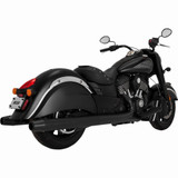 Vance and Hines Motorcycle 4" Classic Slip On Exhaust for Indian (Black)