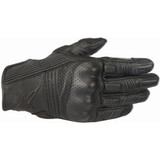 Alpinestars Mustang V2 Leather Gloves (Black/Black)