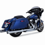 Vance & Hines 4" Monster Round Slip-On Exhaust for Harley Davidson